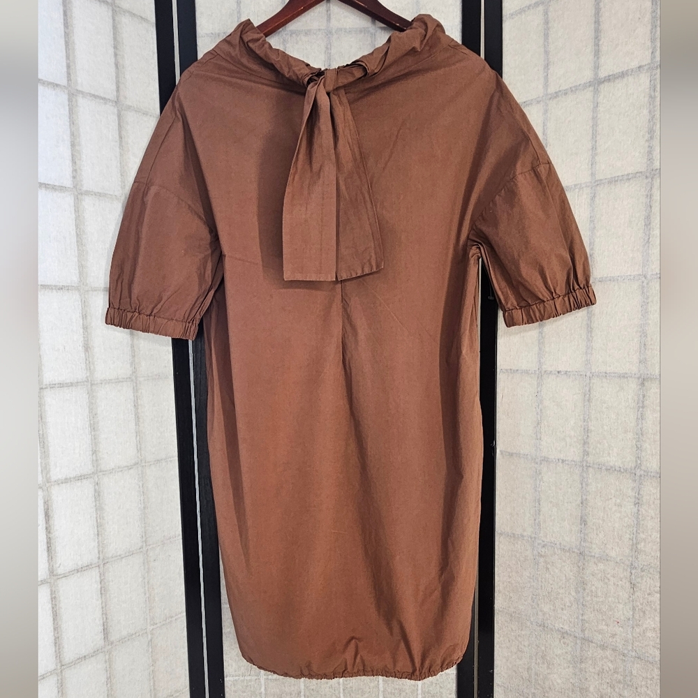 HACHE Cotton Brown Mini Dress Size XS